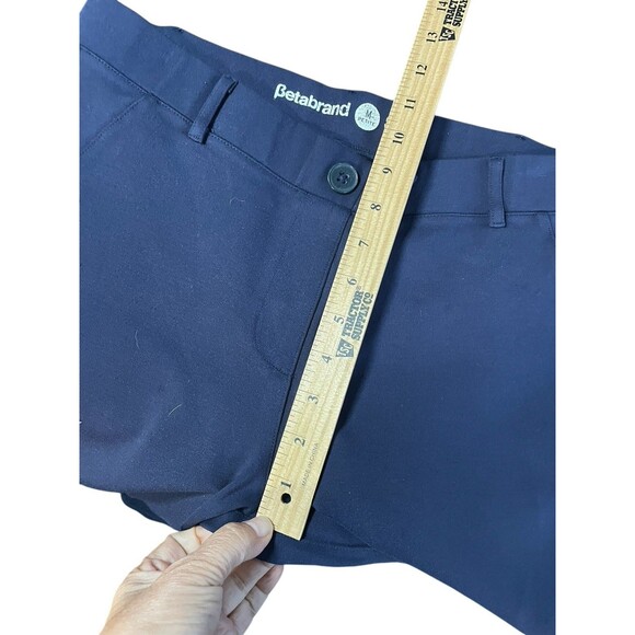Betabrand Women's Navy‎ Straight-Leg Classic Dress Pant Yoga Pants Size MP - Picture 5 of 9